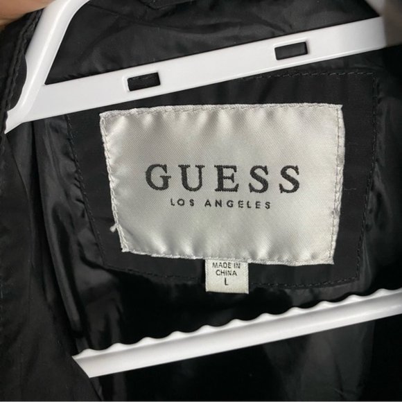 Guess Women's Black Quilted Puffer Jacket - Picture 9 of 12